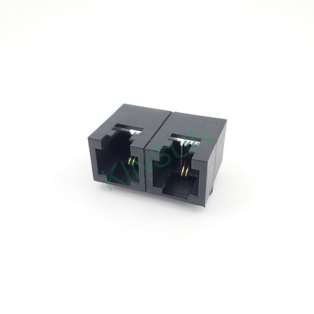 Dual-Port 1x2 Side Entry RJ11 RJ12 Buchse